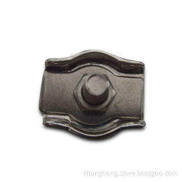 Simplex Wire Rope Clip, Made of Stainless Steel AISI 304/316 with Polished Surface